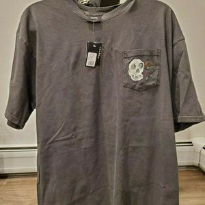 Stussy - Calavera Pig. Dyed Pocket T-Shirt Size XL